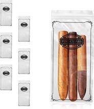 Poly Zipper Cigar Bag 4 x 8, Pack of 100 - $17.49
