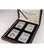 2008 Beijing Olympics 4 Coin Silver Set Series III 3 NGC PF70 w/ Box and... - $873.33 CAD