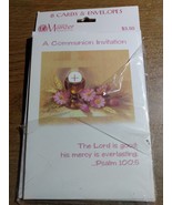 3 cards Mainzer First Communion Celebration Party Invitation Cards Relig... - $1.75
