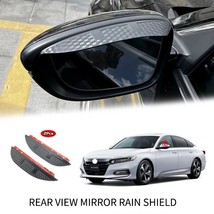 For   MK8 MK9 MK10 2008-2023 Inflexible Acrylic Car Rear view Mirror Eyebrow Rai - £51.46 GBP