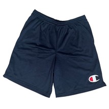 Champion Men&#39;s Navy Blue Athletic Casual Mesh Shorts 100% Polyester Size... - $17.82