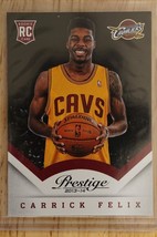 2013-14 Prestige Basketball Card #176 Carrick Felix Rookie Cleveland Cavaliers - £3.35 GBP