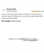 Proctor Silex Electric Knife Lightweight Kitchen Tool for Slicing Meat a... - $544.85 MXN