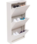 Modern 3 And 4 Drawer Shoe Cabinet, 3-4 Tier Shoe Rack Storage, Mabel Ho... - £132.95 GBP