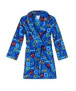 Sonic The Hedgehog, Tails and Knuckles Blue Fleece Boy&#39;s Bathrobe, Robe - $644.35 MXN