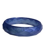 Violet Resin Faceted Bangle Bracelet for Women Girls Fashion Jewelry - $415.71 MXN