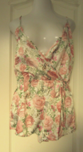 Flora by Flora Nikrooz Floral Print Romper Size Large Style T80867 - $21.77
