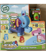Leap Frog Leap Builders Fruit Fun Elephant 70+ Learning Phrases / Sounds... - £14.46 GBP