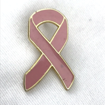 Pink Ribbon Metal Pin Breast Cancer Awareness - £8.23 GBP