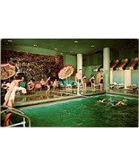 Kiamesha Lake, New York - The Concord Hotel Swimming Pool Interior - NY ... - £3.90 GBP