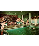 Kiamesha Lake, New York - The Concord Hotel Swimming Pool Interior - NY ... - £3.73 GBP