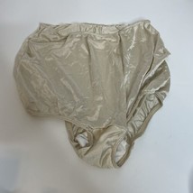 Vtg Sears Very Impressive Panty Shiny  BEIGE Size 7 Brief 100% Nylon  NWOT - £14.61 GBP