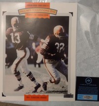 Autographed Cleveland Browns Tribute Series #4 Program Signed By Jim Brown With - £99.91 GBP