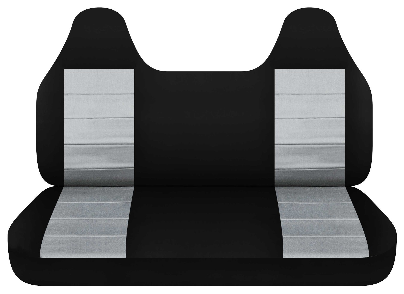 Front bench seat covers fits 1999 to 2010 Ford F450 Super Duty truck two tone Item image 2
