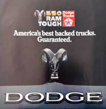 1984 Dodge Ram Trucks 5/50 Advertisement Vintage Automobilia Vehicles DW... - $456.77 MXN
