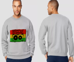 Rasta Reggae White Men Pullover Sweatshirt - £25.88 GBP