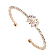 MINHIN New Arrival Romantic Butterfly Design Cuff Bracelet High Quality Golden P - £9.64 GBP