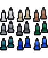 Front set car seat covers fits 1970 to 2002 Chevy Camaro two tone 26 colors - $1,480.46 MXN