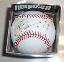 HIDEKI OKAJIMA Autographed OMLB Game USED Baseball Signed Red Sox WS Champ - $41.55