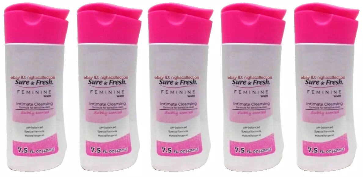 ( Lot 5 ) Feminine Wash Intimate Cleansing SUBTLY SCENTED Sensitive Skin... - $29.69