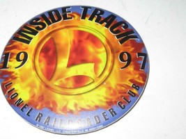 LIONEL PIN - 3 1/2&#39; - INSIDE TRACK - RAILROADER CLUB- 1997   - EXC- H19 - $4.37