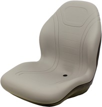John Deere Gray Vinyl Seat Fits 2320 2520 2305 2720 Replaces OEM# LVA14067 - £118.14 GBP