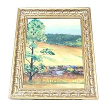 Vintage Country Landscape, Original Oil Painting 16x20 Framed Signed Personal - £372.07 GBP