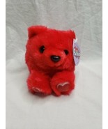 Vintage Red Puffkins Kisses Plush 4&quot;  1994 With Tags - £10.70 GBP