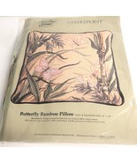 Something Special Butterfly Bamboo Pillow Needlepoint 30575 Candamar 198... - £31.89 GBP