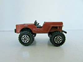 MATCHBOX DIECAST 4 X 4 JEEP 1981 BROWN MISSING ROLL BAR GOLDEN EAGLE  H2 - £2.85 GBP