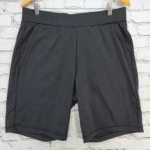 32 Degrees Cool Athletic Shorts Mens Sz M Medium Gray Zippered Pocket - £11.83 GBP