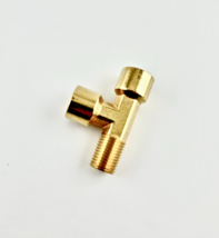 TEE CONNECTION FOR  BLEEDER VALVE PROPANE LPG NATURAL GAS HIGH LOW PRESS... - $234.65 MXN