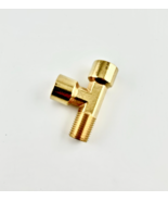 TEE CONNECTION FOR  BLEEDER VALVE PROPANE LPG NATURAL GAS HIGH LOW PRESS... - $234.52 MXN