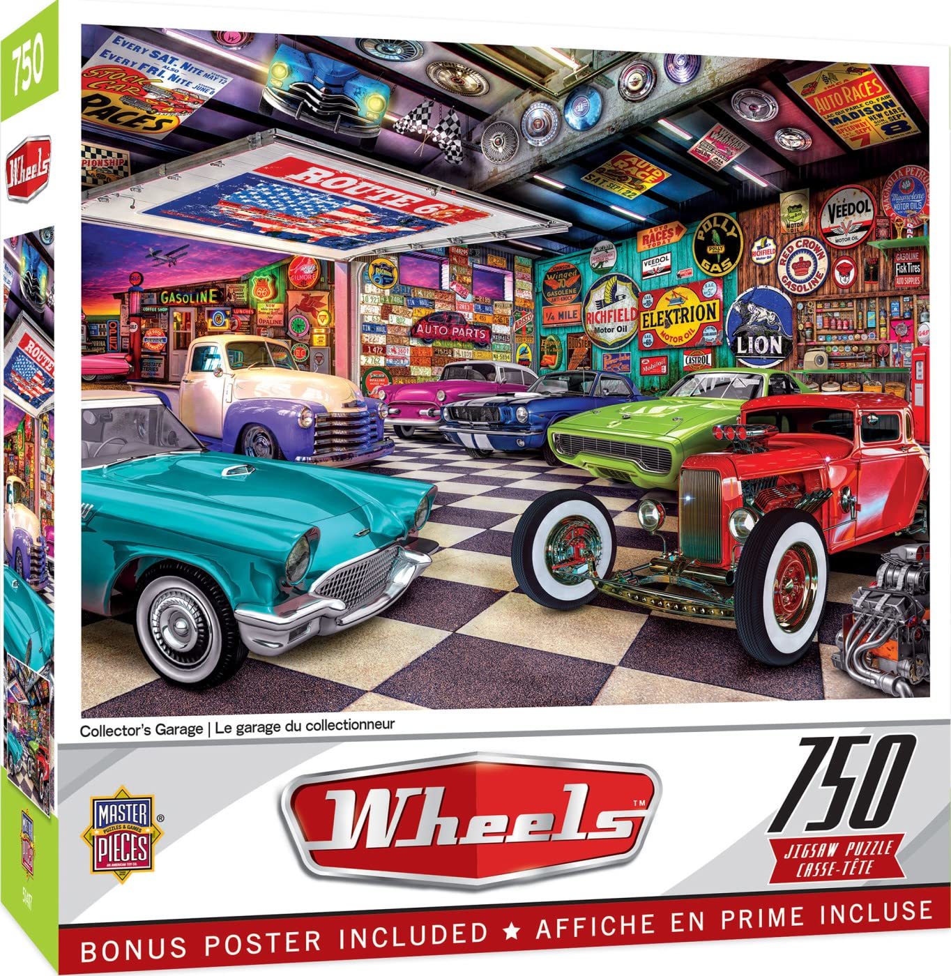 MasterPieces 750 Piece Jigsaw Puzzle for Adults and Family - Wayne's Garage - 18 - $19.55