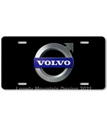 Volvo Logo Inspired Art on Black FLAT Aluminum Novelty Auto License Tag ... - £14.21 GBP