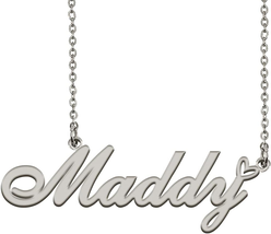 Customized Custom Made Any Name Necklace for Women Girls in Gold Silver - $59.83