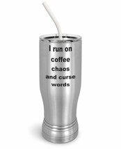PixiDoodle Coffee Cursing Runner Insulated Coffee Mug Tumbler with Spill-Resista - £26.45 GBP+