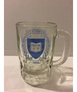 Yale University Coat of Arms Hebrew words Urim and Thummim Clear Glass B... - $19.53 CAD