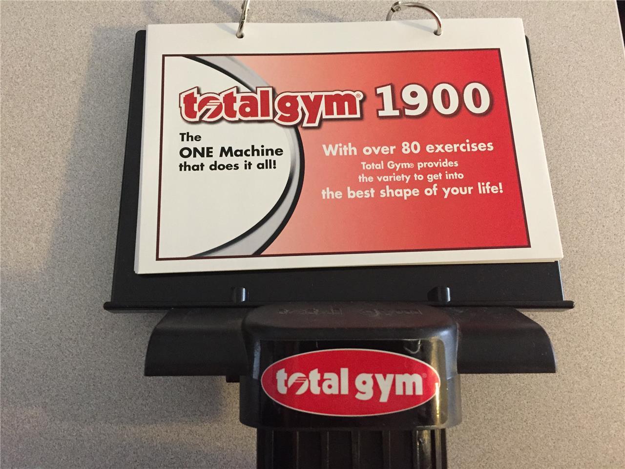 Total Gym 1900 Exercise Flip Chart with Tower Insert  - $29.99