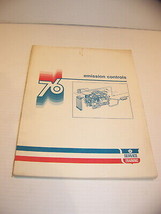 1976 CHRYSLER EMISSION CONTROLS SERVICE TRAINING MANUAL w/ letter from J... - $22.49