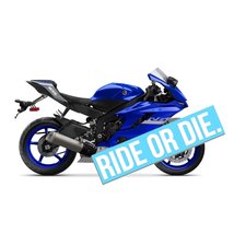 Ride or die Motorcycle Decal Die-Cut Vinyl Sticker 6&quot; - £4.53 GBP
