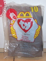 1998 McDonalds Ty Teenie Beanie ZIP Happy Meal Toy #10 MIP CAT - £11.46 GBP