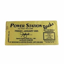 FOGHAT Concert Ticket Stub January 24, 1992  at Power Station in Orlando... - $15.00