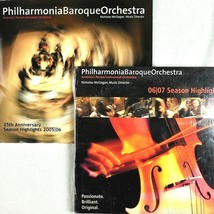 SF Philharmonia Baroque Orchestra 2 Promo CD Bundle Season Highlights 20... - £14.18 GBP