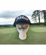 Titleist Pro V1 FootJoy Embroidered Golf Hat Navy Blue White  Mesh Fitte... - $389.35 MXN