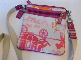 Coach Horse Carriage Swing Pack Cross Body Bag  - $70.00