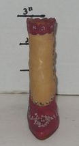 Collectible Ceramic Decorative 3" Victorian High Heel BOOT SHOE Fashion ... - $14.80