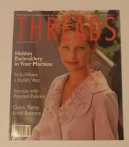 Threads Magazine February/March 1996 Hidden Embroidery in Your Machine - $7.69