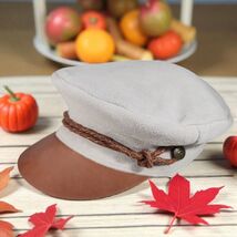 Brixton Fiddler Cap Fisherman Newsboy Hat Lined Size 7 1/4 M Suede Leath... - $28.51