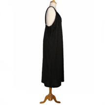 Vintage Black Sleeveless Fringe Cocktail Sheath LBD Dress Plus Size XXL ... - £35.09 GBP